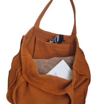 sac cabas rouille